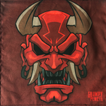 Devil Oni Handcrafted Limited Edition Handkerchief