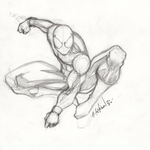Spider-Man Sketch Original Artwork
