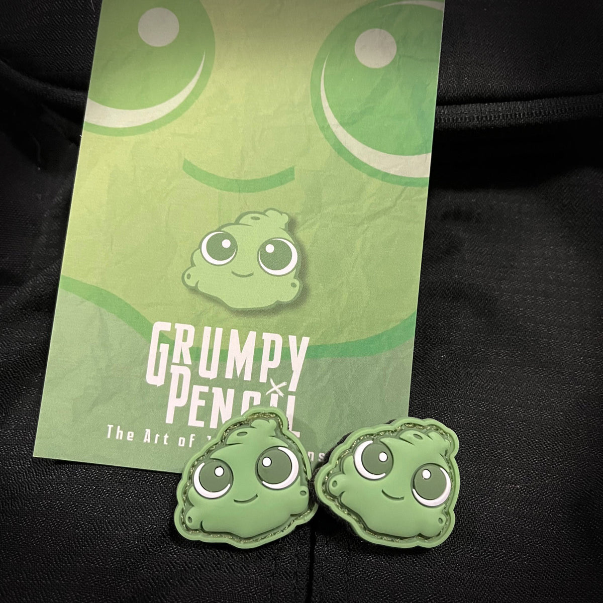Grumpy Wasabi, PVC Patch set Grumpy Pencil
