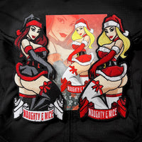 Naughty & Nice Pin up Embroidery Patch
