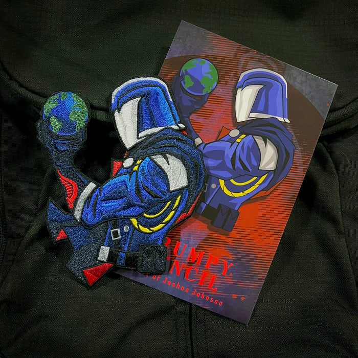 Grumpy Commander Shooter Embroidery Patch