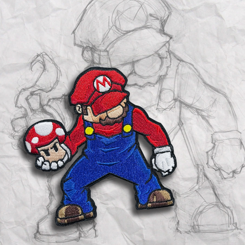 Grumpy Plumber v1 Embroidery Patch