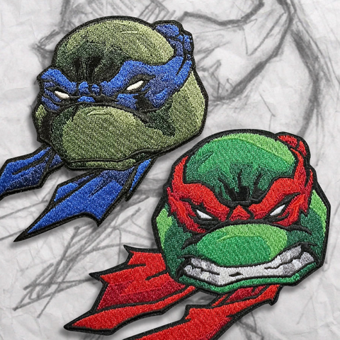 Grumpy Turtles Set v1 Embroidery Patch