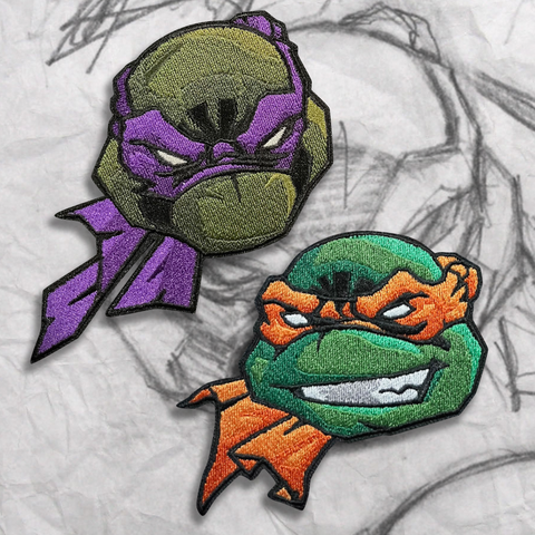 Grumpy Turtles Set v2 Embroidery Patch