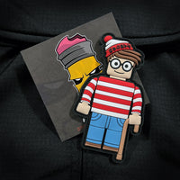 Grumpy Brick Fig Waldo Pvc Patch