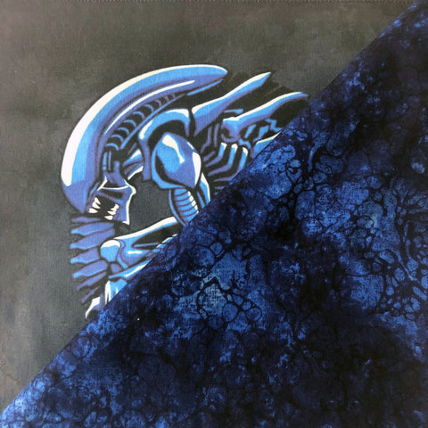 Blue Xeno Handcrafted Limited Edition Handkerchief