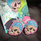 Tiny Numbskull blue, PVC Patch set