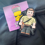 Grumpy Brick fig 'walker' PVC Patch
