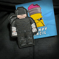 Grumpy Brick fig  Man without Fear Pvc Patch