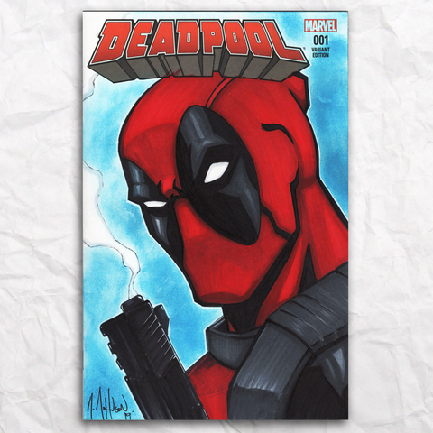 Deadpool Comic Original Artwork