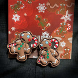 Tiny Gingerbread Men v1, PVC Patch set