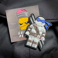 Grumpy Brick fig Leo "Ooze" version PVC Patch