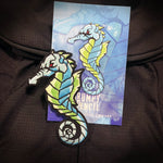 Grumpy Seahorse Embroidery Patch