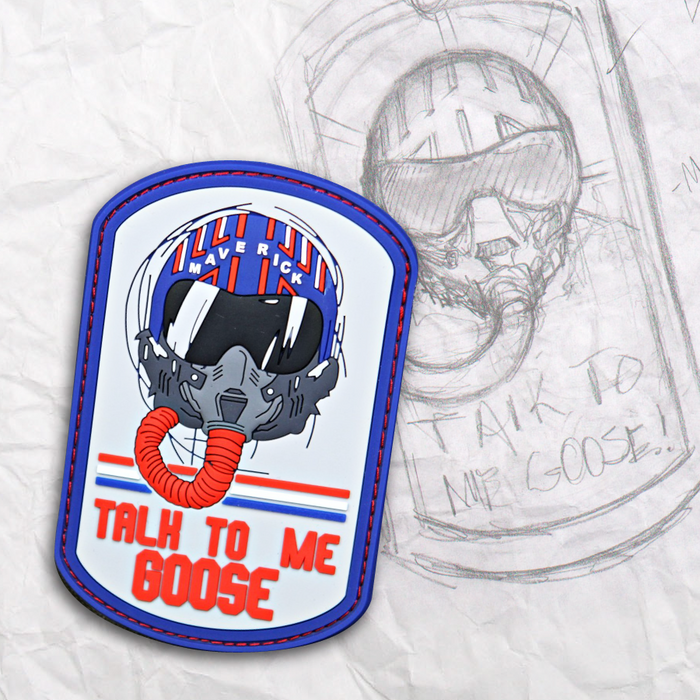 Talk To Me Goose PVC Patch