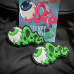 Grumpy Green Eyeball, PVC Patch set