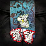 Dark Grumpy Bones, Mini PVC Patch set