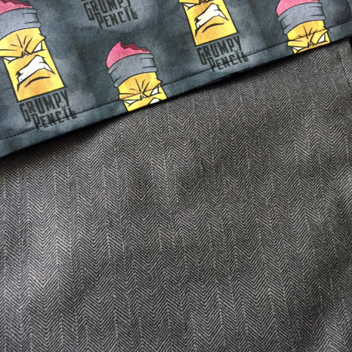 Grumpy Pencil Handcrafted Limited Edition Handkerchief