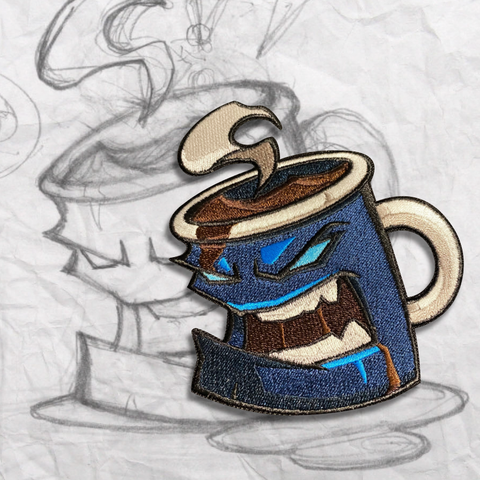 The Grumpy Mug, Breakfast Blend Embroidery Patch