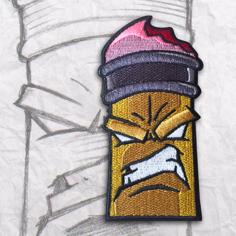 Grumpy Pencil Embroidery Patch