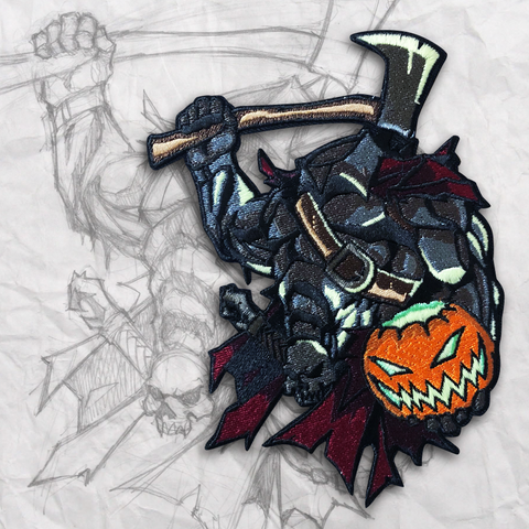 Headless Horseman Embroidery Patch