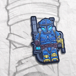 Grumpy Brick fig Heavy Artillery Pvc Patch