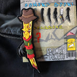 Freddy Grumpy Pencil PVC Patch