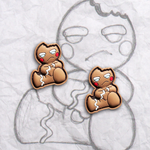 Tiny Gingerbread Men v3, PVC Patch set