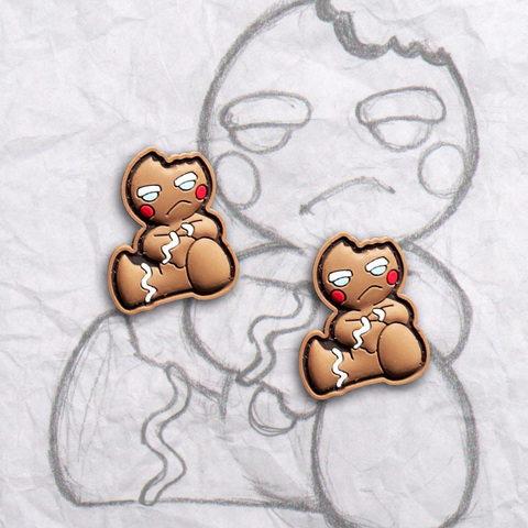 Tiny Gingerbread Men v3, PVC Patch set