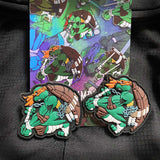 Mini Turtle Mikey, PVC Patch set