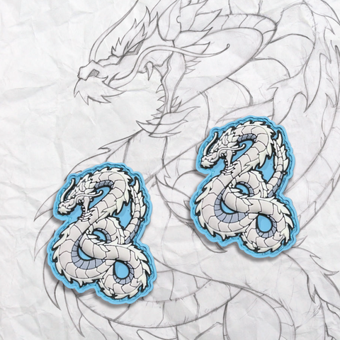 Mini Ghost Dragon, PVC Patch set