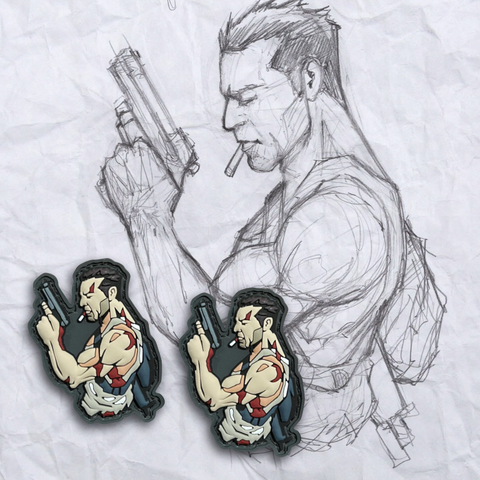 Grumpy Mini McClane, PVC Patch set