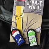 Grumpy Pencil Nubs Round Two PVC Patch Set