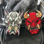 Ogre Oni Mask Embroidery Patch