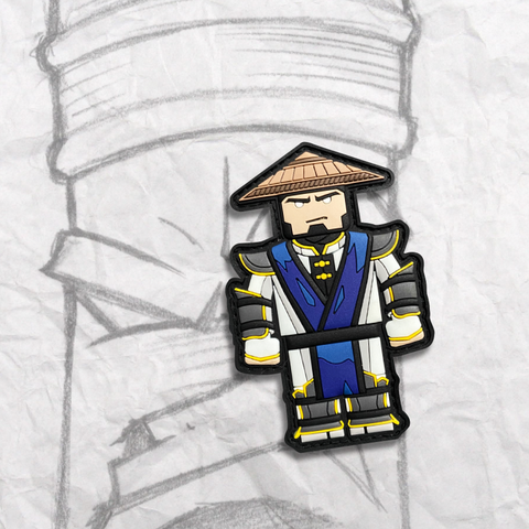 Grumpy Brick fig Lightning Pvc Patch