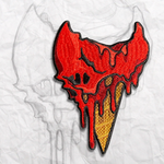 Death Cone, Poinsettia Embroidery Patch