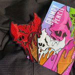 Death Cone, Poinsettia Embroidery Patch
