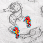 Tiny Seahorse, PVC Patch set