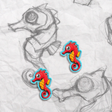 Tiny Seahorse, PVC Patch set