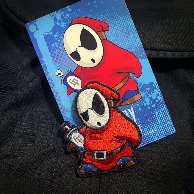 Grumpy Sly Guy Embroidery Patch
