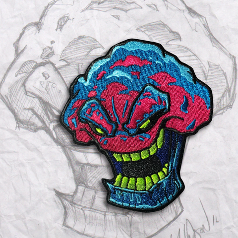 Psychedelic Stud Muffin  Embroidery Patch