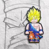Grumpy Brick fig Power Pvc Patch