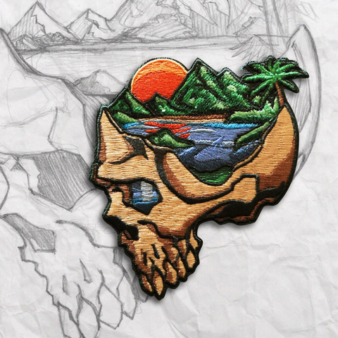 Minds Eye, Tropical Embroidery Patch