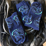 ON SALE! Blue Xeno Dress Socks