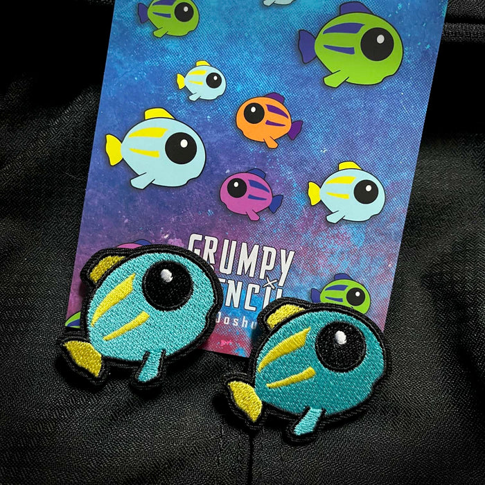 Little Fish Embroidery Patch Set
